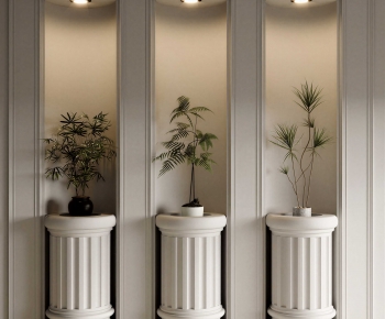 Modern Potted Green Plant-ID:904846911