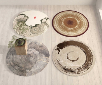 Modern Circular Carpet-ID:854792125