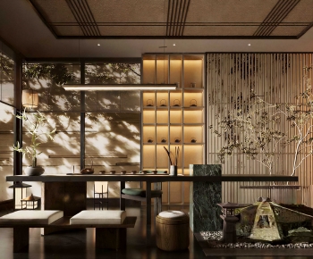 New Chinese Style Tea House-ID:951378116