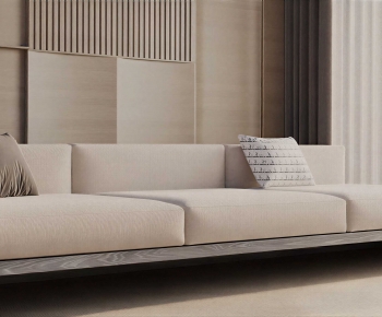 Modern Three-seat Sofa-ID:749273069
