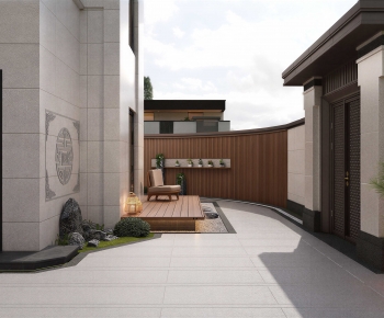 New Chinese Style Courtyard/landscape-ID:551475056