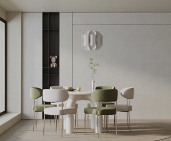 Modern Dining Table And Chairs-ID:813821082