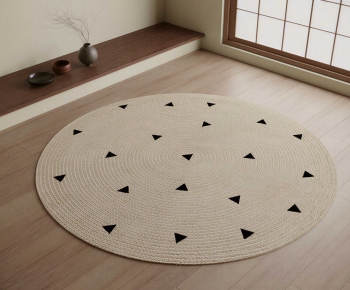 Modern Circular Carpet-ID:743642092