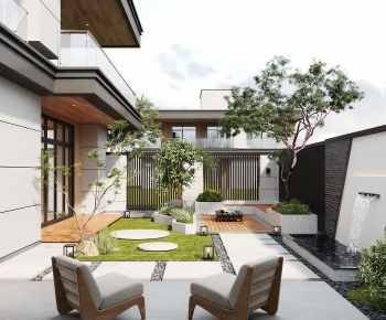 Modern Courtyard/landscape-ID:429187069