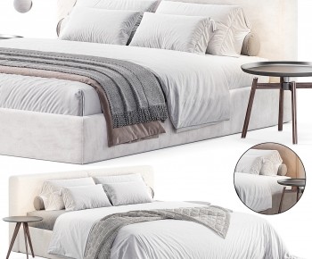 Modern Double Bed-ID:972309111