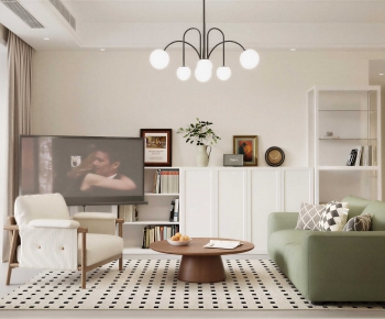 Nordic Style A Living Room-ID:266180041