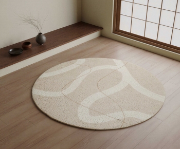Modern Circular Carpet-ID:880604037