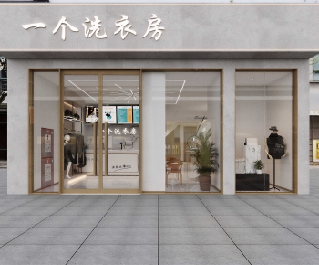 Modern Facade Element-ID:669399022