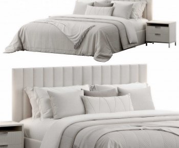 Modern Double Bed-ID:414932011
