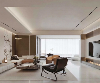 Modern A Living Room-ID:739691025