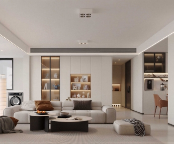 Modern A Living Room-ID:963126905