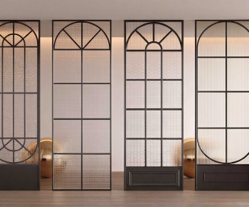 French Style Glass Screen Partition-ID:658868079
