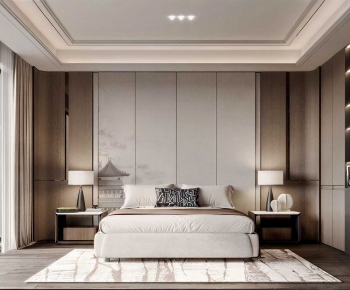 New Chinese Style Bedroom-ID:461869004
