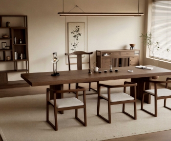 New Chinese Style Tea Tables And Chairs-ID:659184934