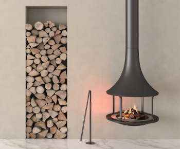 Modern Fireplace-ID:890469079