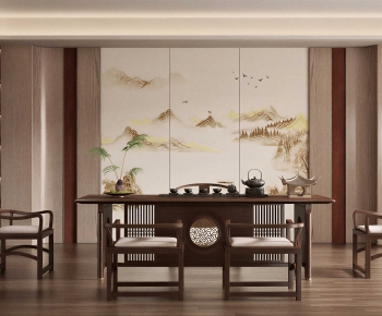 New Chinese Style Tea House-ID:123967896