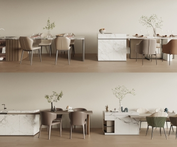 Modern Dining Table And Chairs-ID:868602041