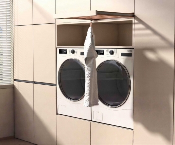 Modern Laundry Cabinet-ID:384230637