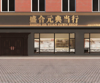 Modern Facade Element-ID:955123907