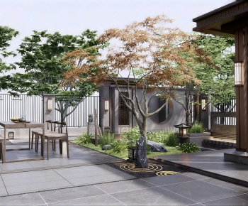 New Chinese Style Courtyard/landscape-ID:178190953