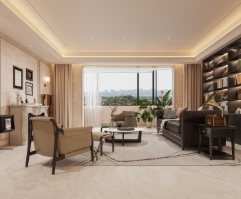 Modern A Living Room-ID:342304943