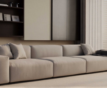 Modern Three-seat Sofa-ID:943900116