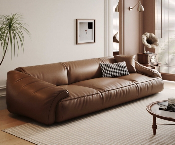 Modern Three-seat Sofa-ID:785693884