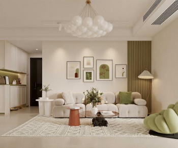 Modern A Living Room-ID:534658915