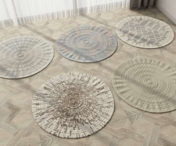 Modern Circular Carpet-ID:102539198