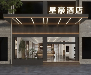 Modern Facade Element-ID:628259909