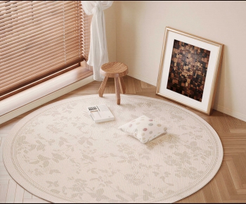 French Style Circular Carpet-ID:873425961