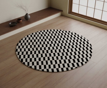 Modern Circular Carpet-ID:739880089