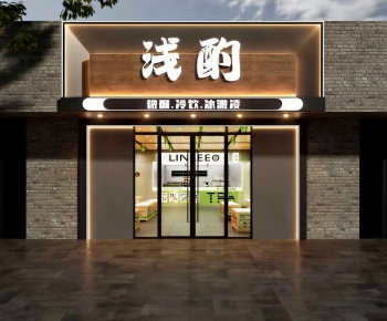 Modern Facade Element-ID:615489534