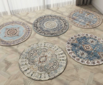 European Style Circular Carpet-ID:179800038