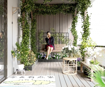 European Style Balcony-ID:458622931