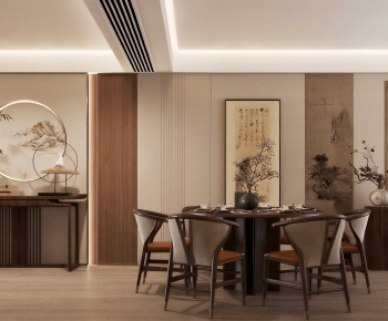 New Chinese Style Dining Room-ID:536690009