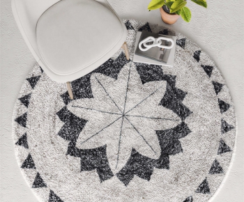Modern Circular Carpet-ID:435625085