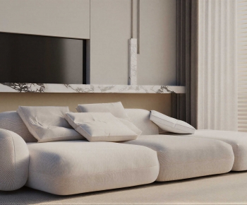 Modern Three-seat Sofa-ID:424341926