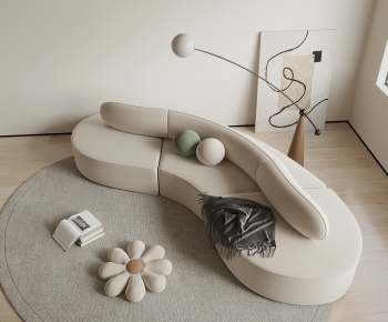 Modern Curved Sofa-ID:890789016