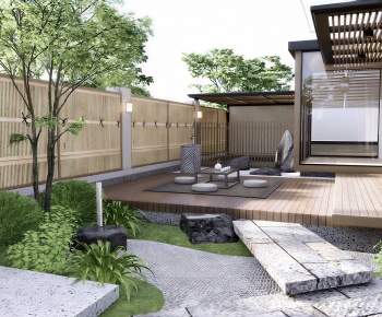 Japanese Style Courtyard/landscape-ID:484972959
