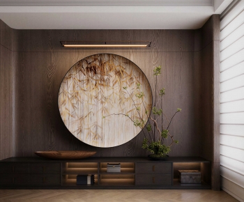 New Chinese Style Hallway-ID:930480964