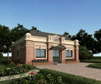 Simple European Style Public Building-ID:440700054