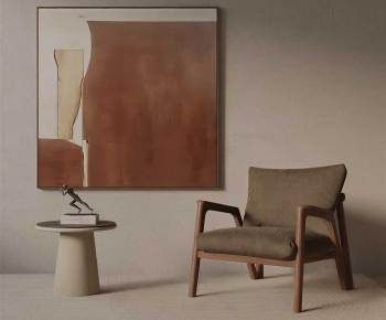 Wabi-sabi Style Lounge Chair-ID:289319991