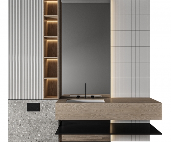 Modern Bathroom Cabinet-ID:456702956