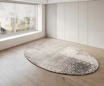 Modern Circular Carpet-ID:422069074