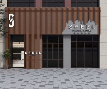 Modern Facade Element-ID:602288015