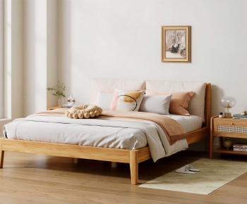 Modern Double Bed-ID:290150882