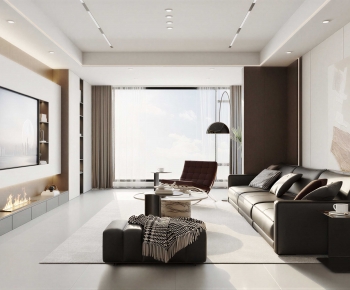 Modern A Living Room-ID:975580932