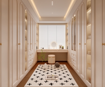 French Style Clothes Storage Area-ID:507227904