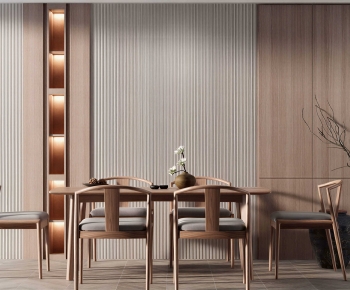 New Chinese Style Dining Table And Chairs-ID:912231922